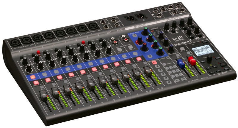 Zoom LiveTrak L12 Digital Mixer SD Recorder USB interface