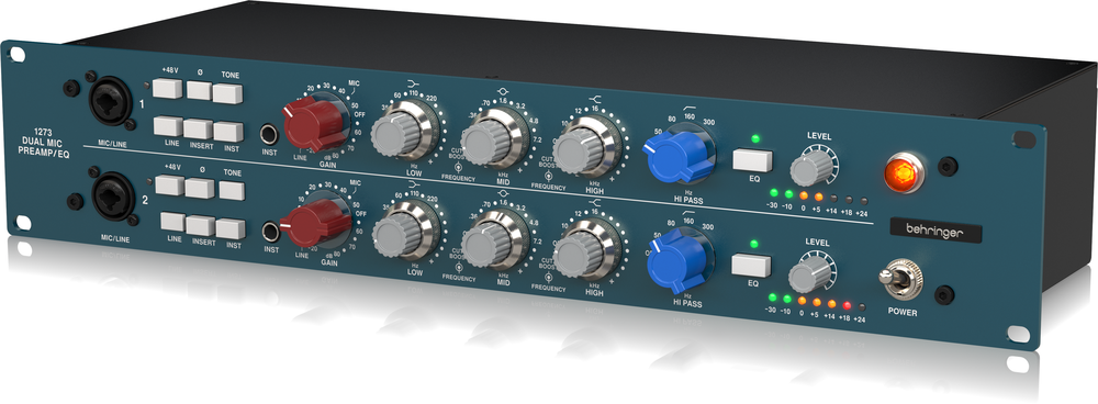 Behringer 1273 2ch Mic Preamp + EQ