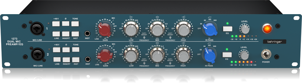 Behringer 1273 2ch Mic Preamp + EQ