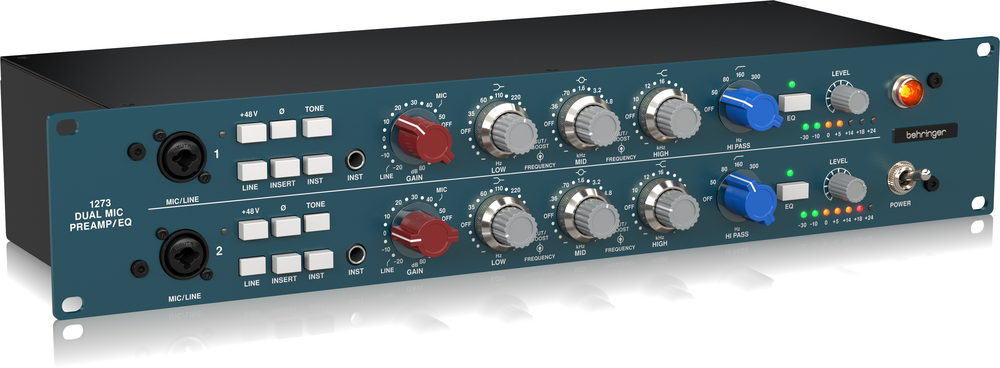 Behringer 1273 2ch Mic Preamp + EQ