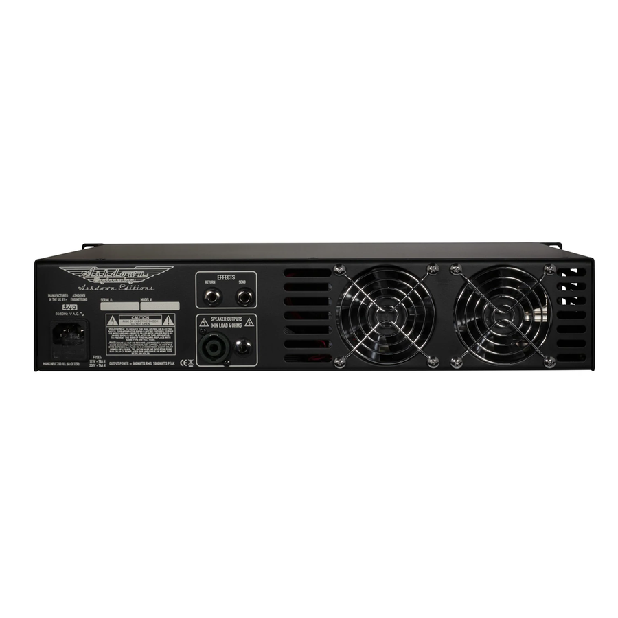 Ashdown 12-Band 600 Bass Amp Head