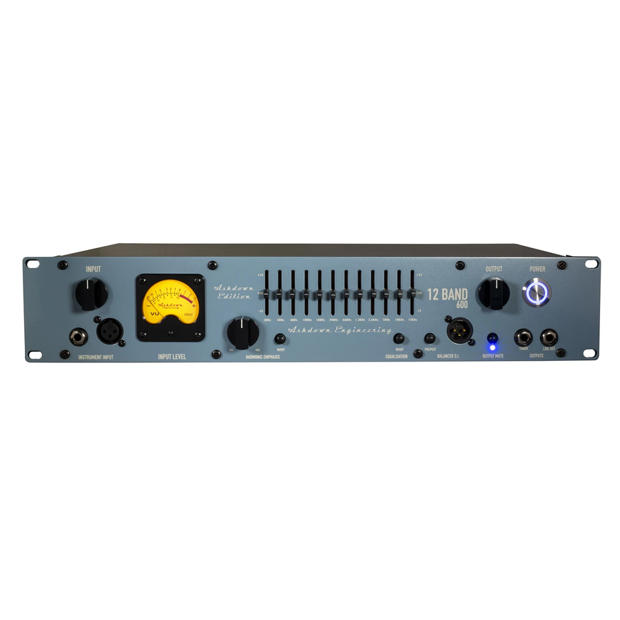 Ashdown 12-Band 600 Bass Amp Head