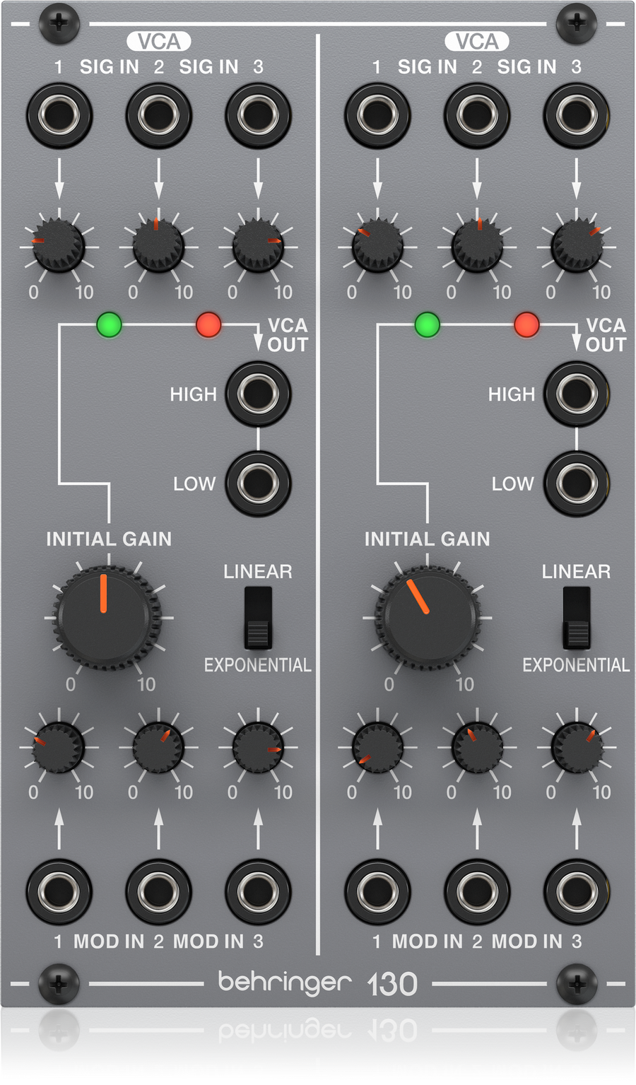 Behringer 130 Analog Dual VCA Eurorack Module