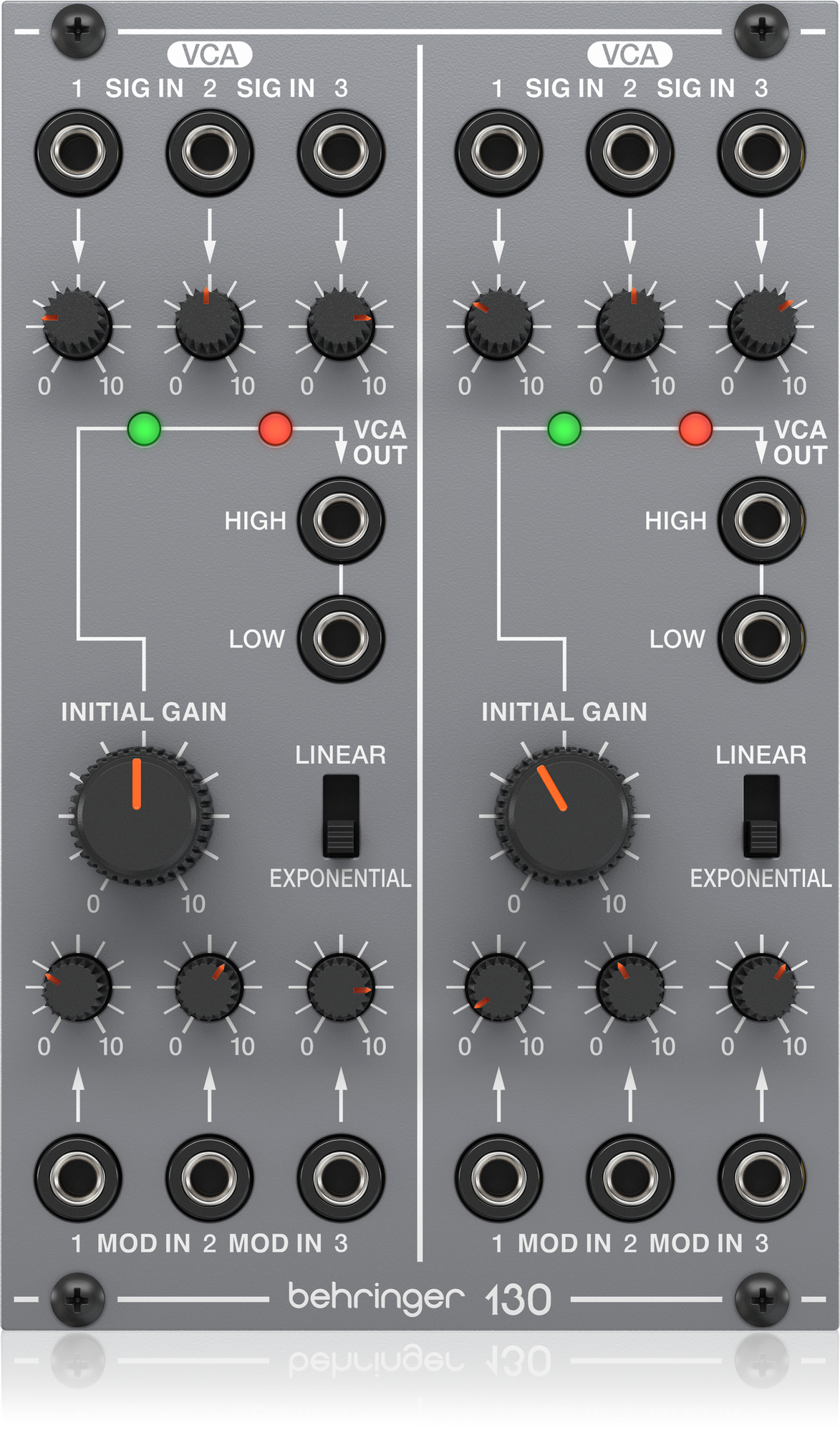 Behringer 130 Analog Dual VCA Eurorack Module