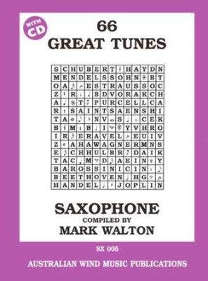 Great Tunes 66 Alto Sax Bk/Cd