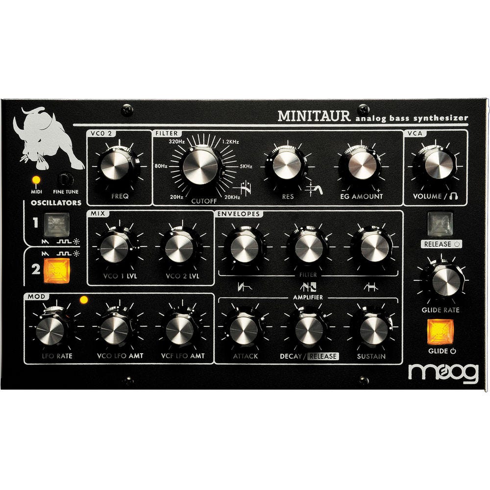 Moog MINITAUR Desktop Analog Bass Synth (REV 2.0)