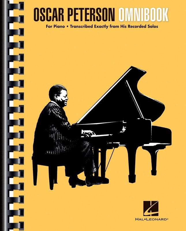 Oscar Peterson Omnibook Piano Transcriptions