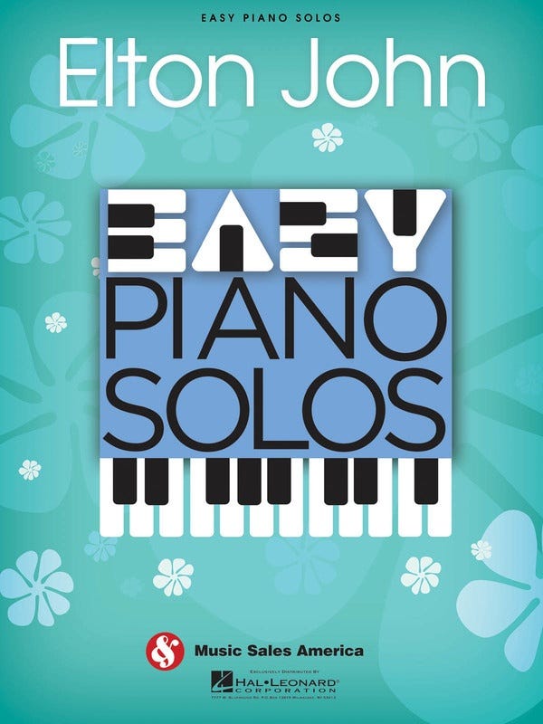 ELTON JOHN - EASY PIANO SOLOS / JOHN ELTON (MUSIC SALES)