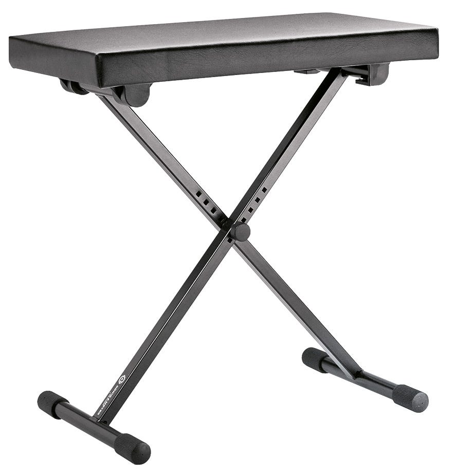 K&M Keyboard Bench - Black (KM 14065)