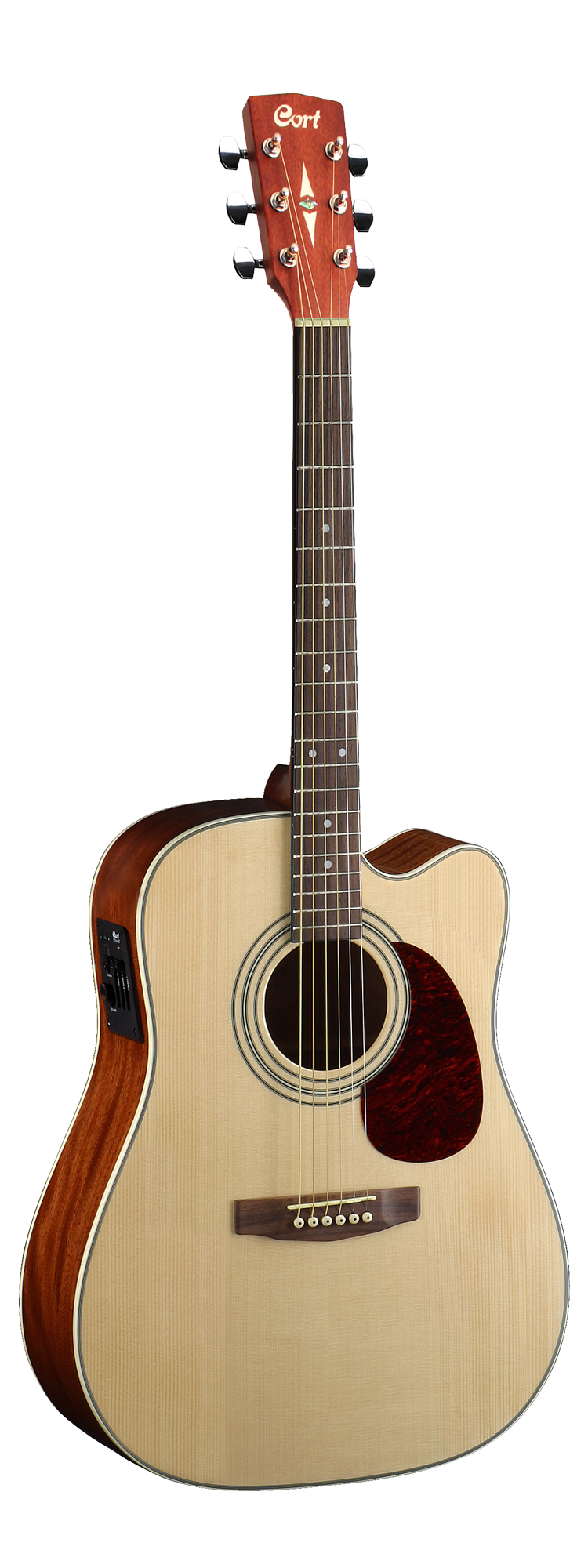 Cort MR500E Acoustic Electric Guitar - Open Pore Natural