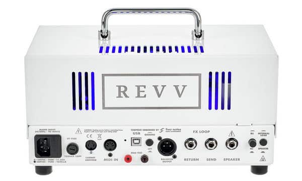 Revv Amplification D20 All-Tube Amp w/Built-in Torpedo Reactive Load - White - Open Box / One Only