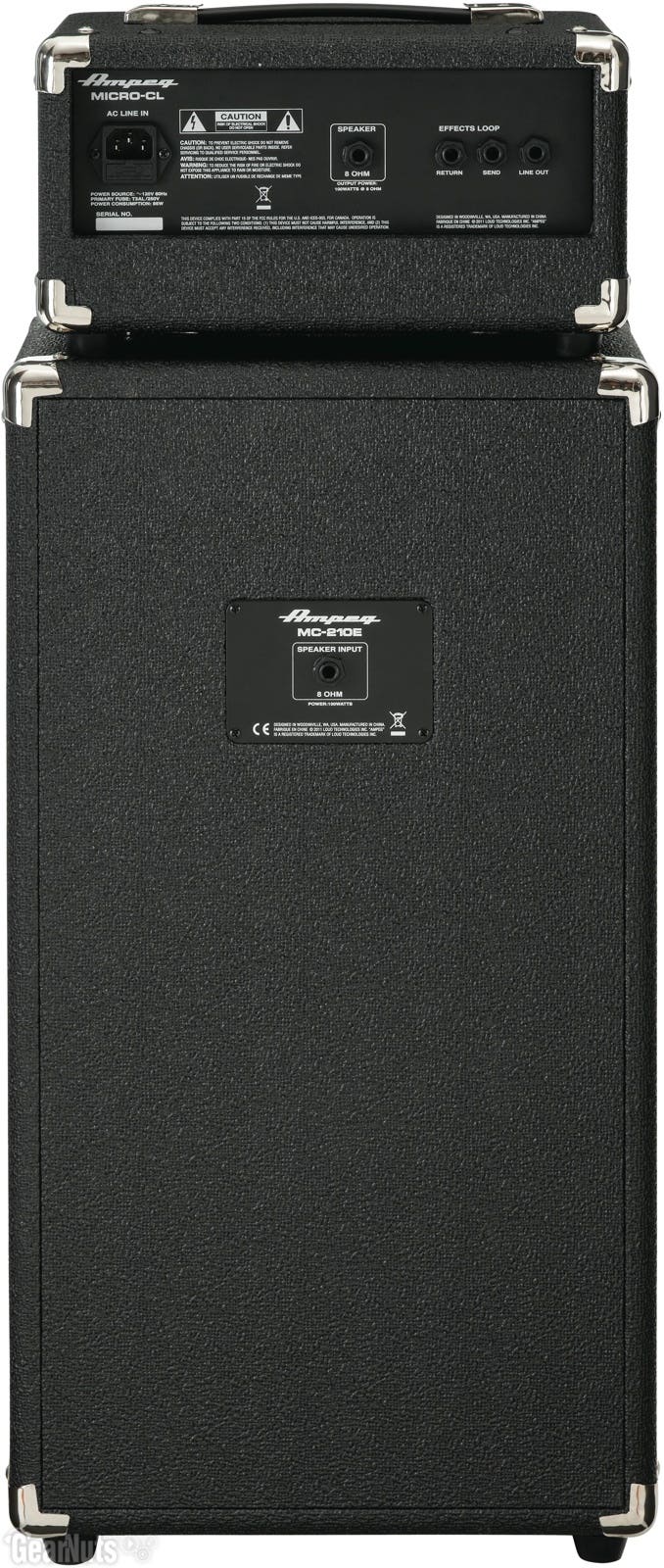 Ampeg Micro-CL Bass Amp Stack