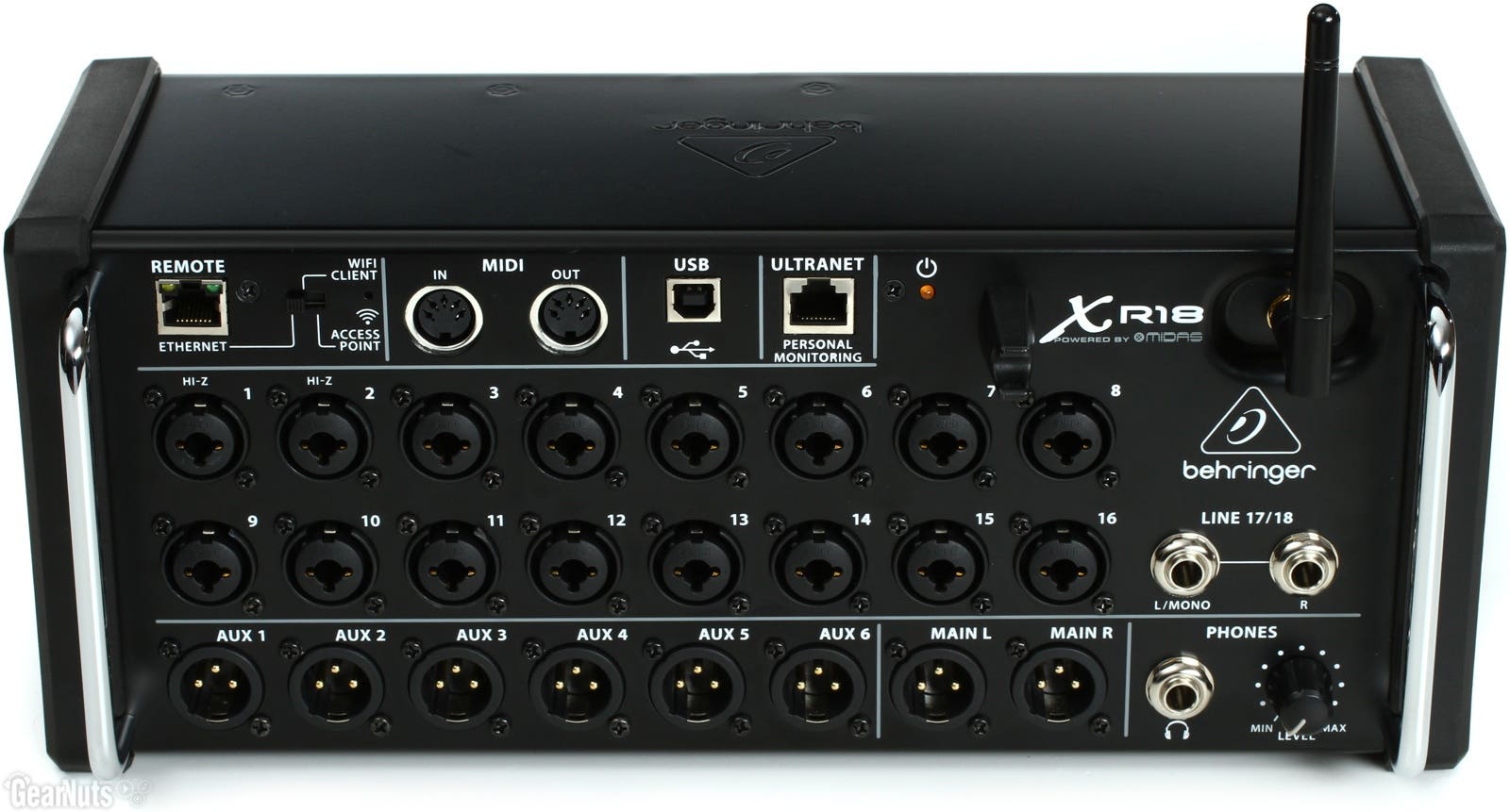 Behringer XR18 X-AIR Rackmount Wireless Digital Mixer w/Tablet Control