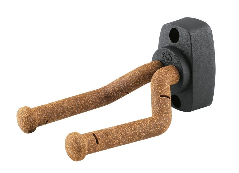 K&M Guitar Wall Hanger Rubber - Non-Marking - Cork (KM 16280 CORK)