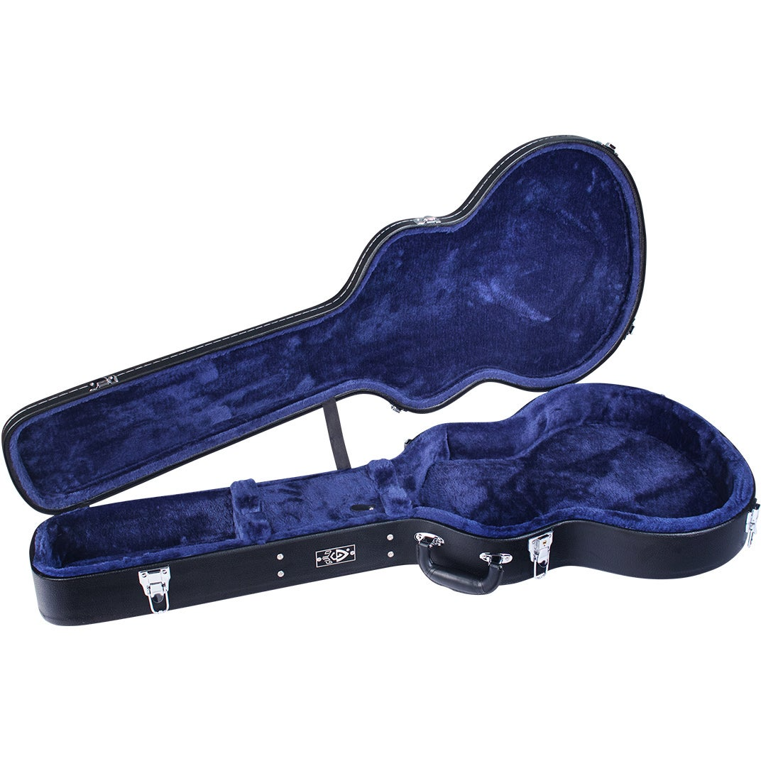 Guild Deluxe Starfire Bass Case - Black / Blue Interior