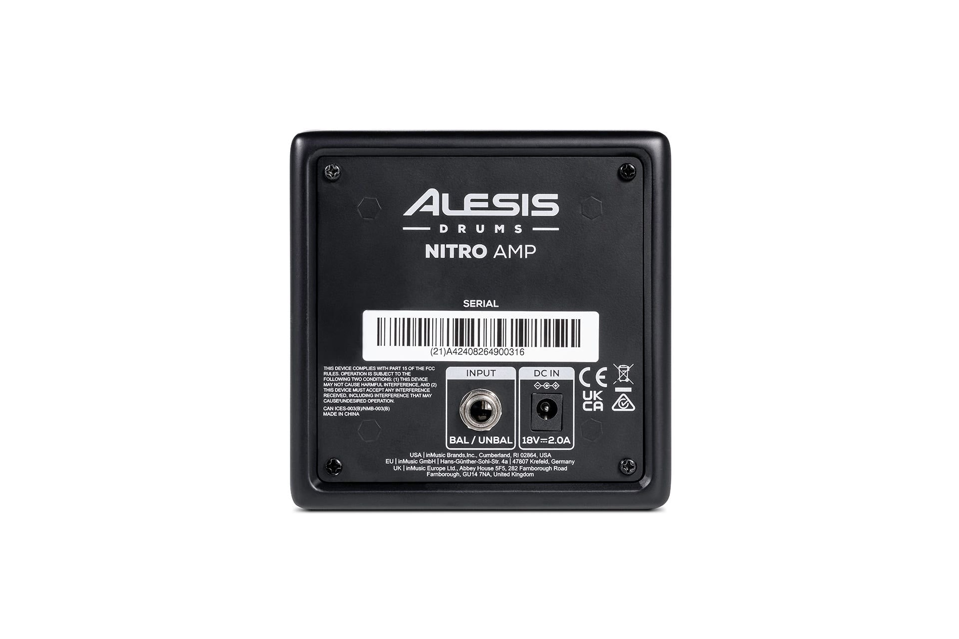 Alesis NITROAMP 70w Compact Mountable Drum Monitor