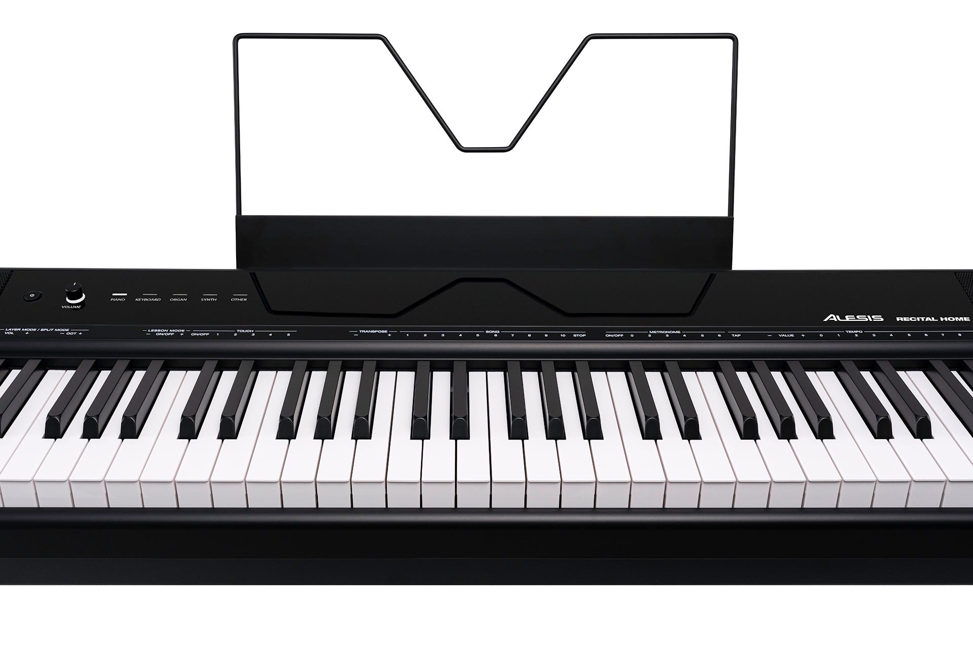 Alesis RECITALHOME 88-Key Contemporary Digital Piano w/Wood Stand - Black