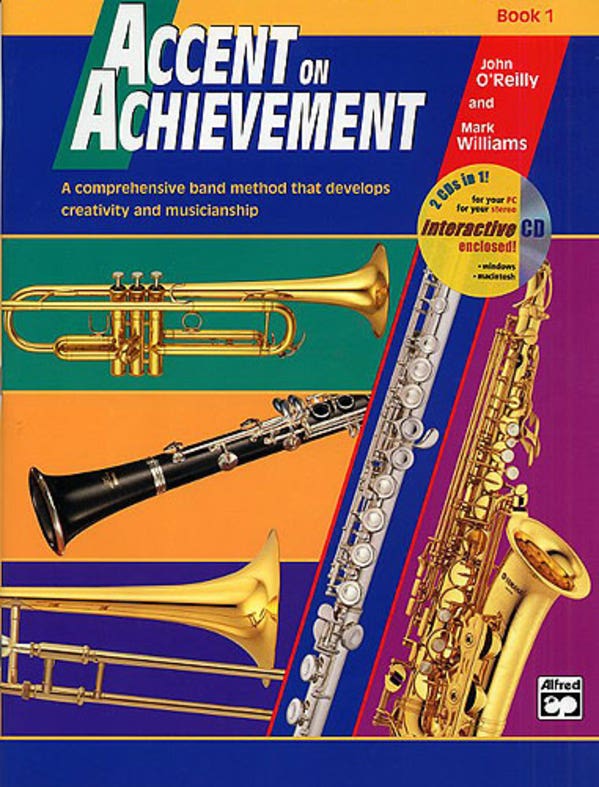 accent on achievement book 1 combined percussion / OREILLY WILLIAMS (ALFRED)