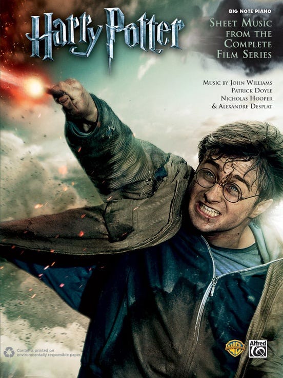 Harry Potter From The Complete Film Big Note
