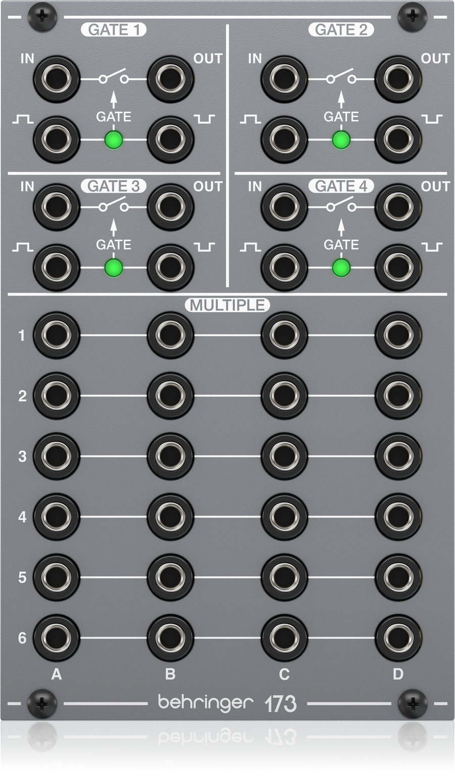 Behringer 173 Analog Quad Gate & Multiples Eurorack Module