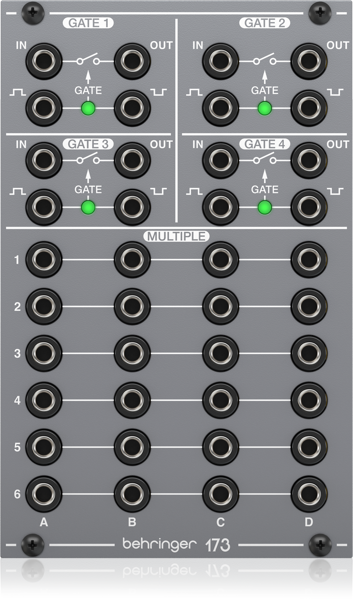 Behringer 173 Analog Quad Gate & Multiples Eurorack Module