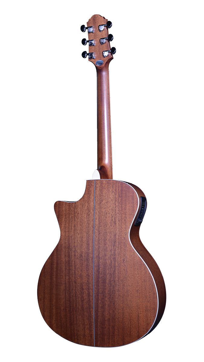 Crafter TE 6N Acoustic Electric Guitar - Solid Engelmann Spruce / Mahogany