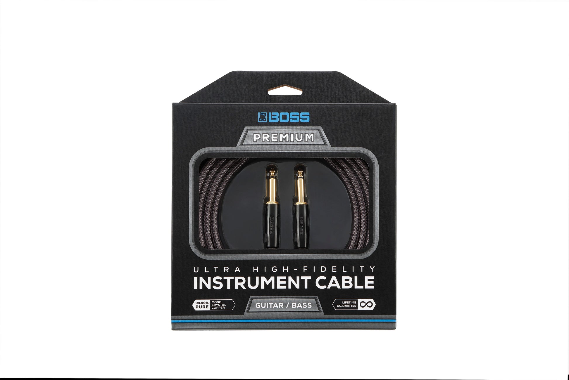 Boss BIC-P10 Premium Instrument Cable - 10ft (Straight - Straight)