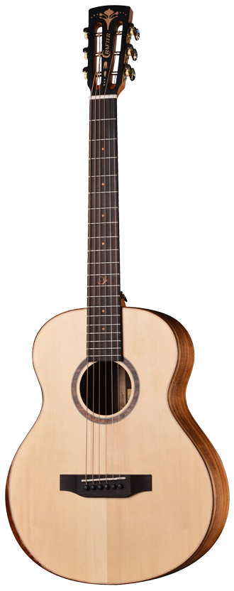 Crafter MINO/KOA Mini Acoustic Electric Guitar w/Gigbag - Spruce / Koa 