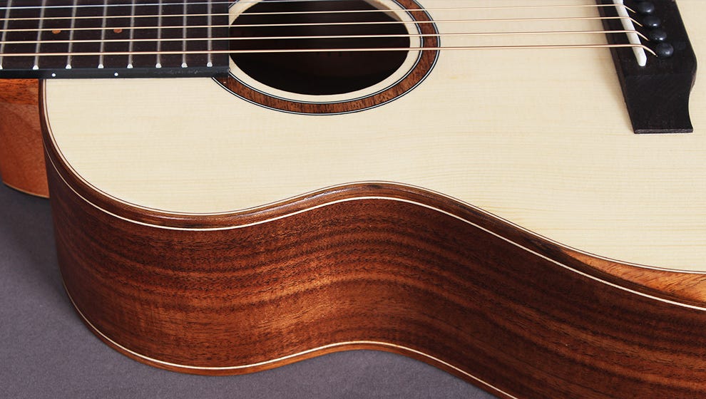 Crafter MINO/KOA Mini Acoustic Electric Guitar w/Gigbag - Spruce / Koa