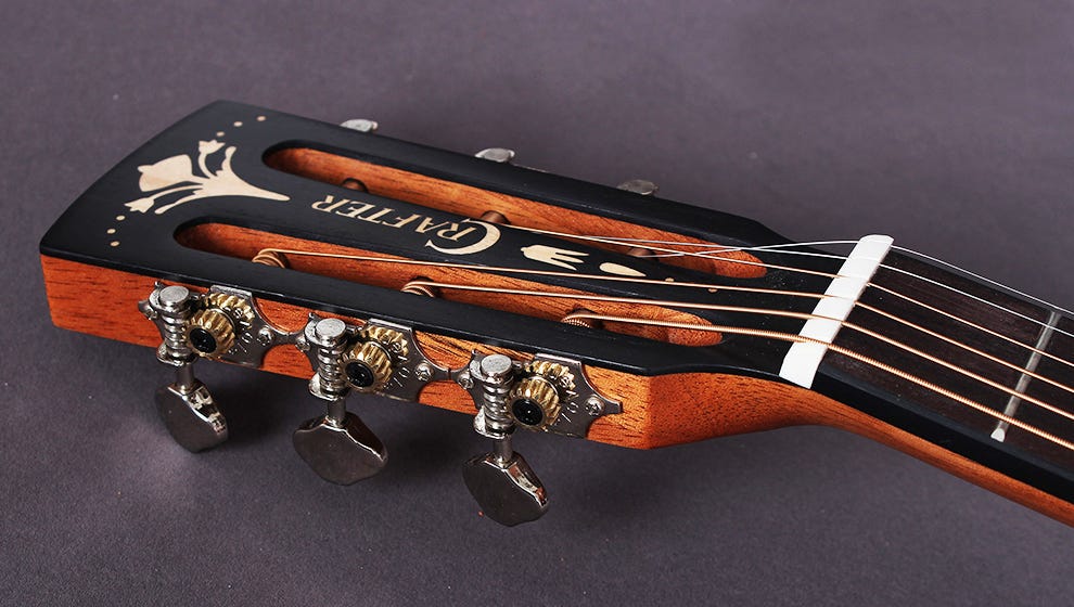 Crafter MINO/KOA Mini Acoustic Electric Guitar w/Gigbag - Spruce / Koa