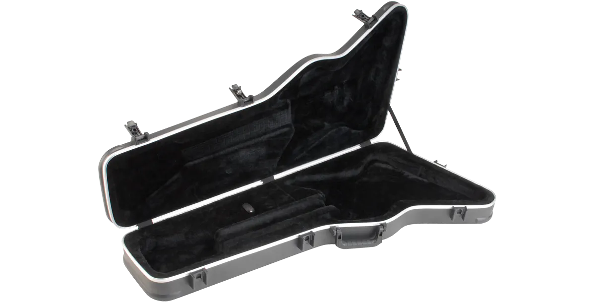 SKB Hardshell Electric Guitar Case to suit Explorer/Firebird shapes (1SKB-63)