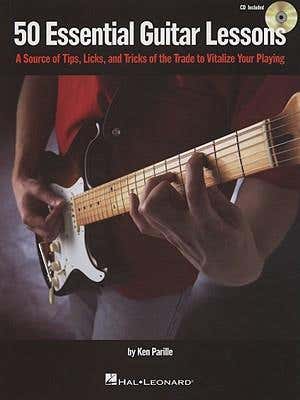 50 Essential Guitar Lessons Tips Licks Bk/Cd