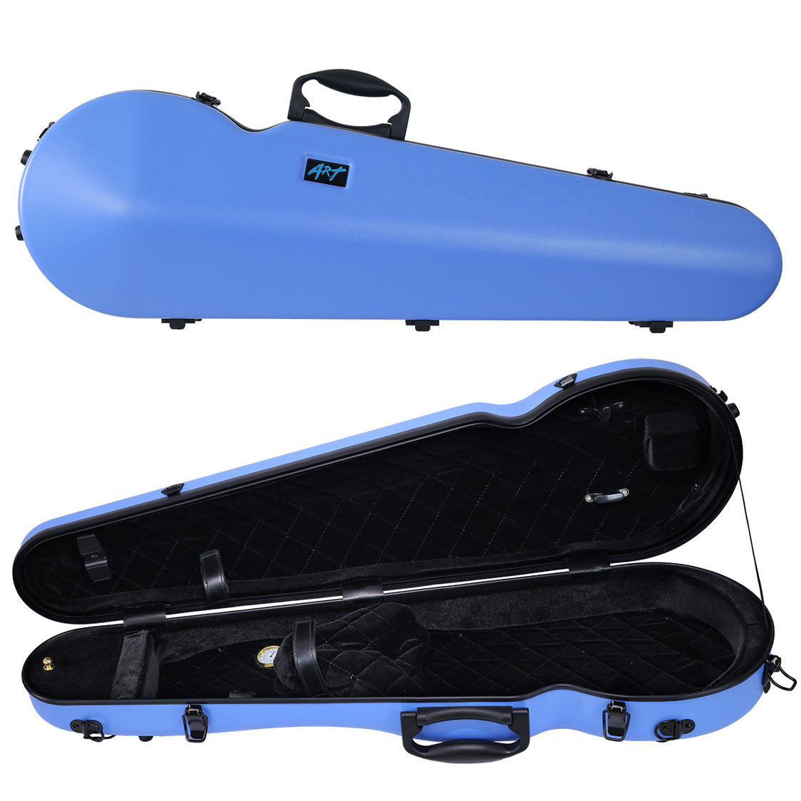 ART Shaped Violin Case 4/4-3/4 - Sky Blue