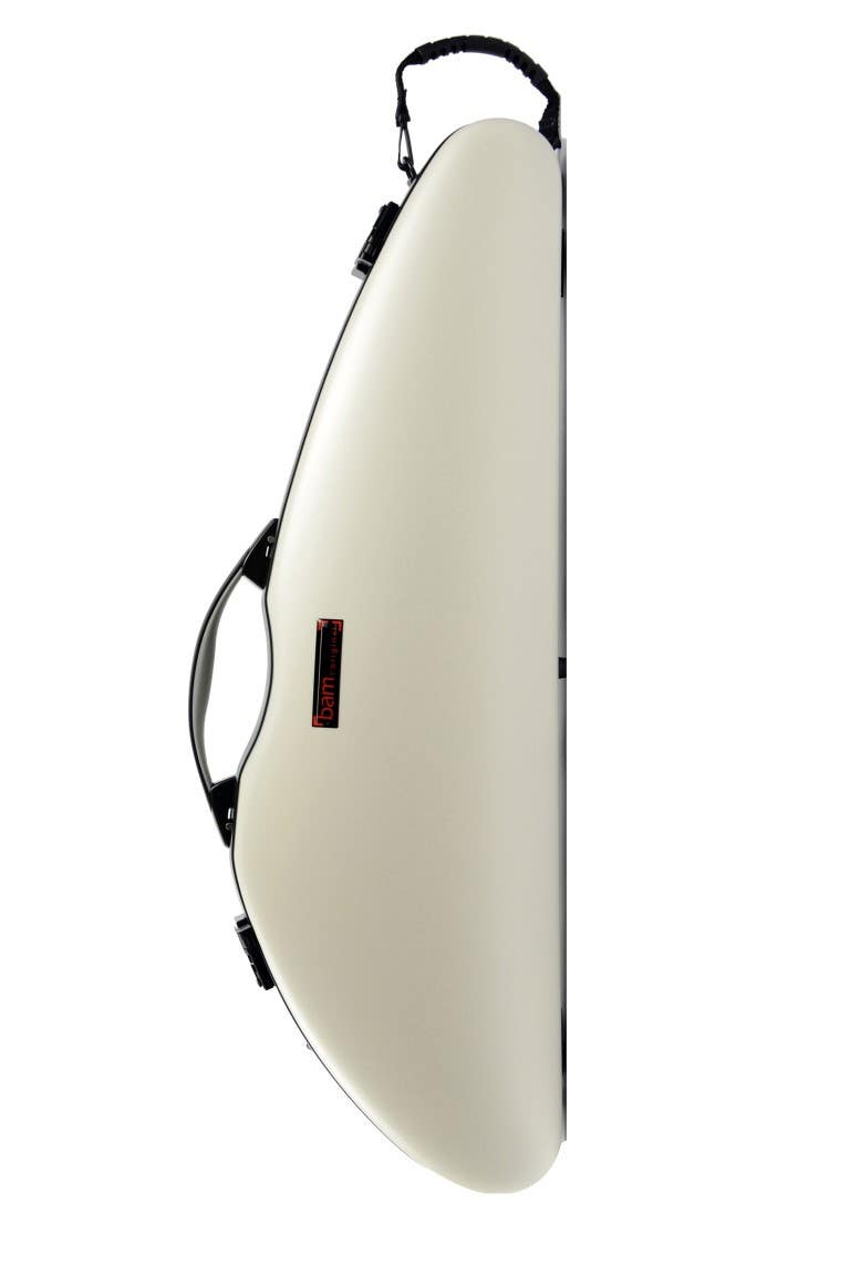 HIGHTECH 4/4 SIZE SLIM & SLEEK ABS BAM VIOLIN CASE PEARL WHITE