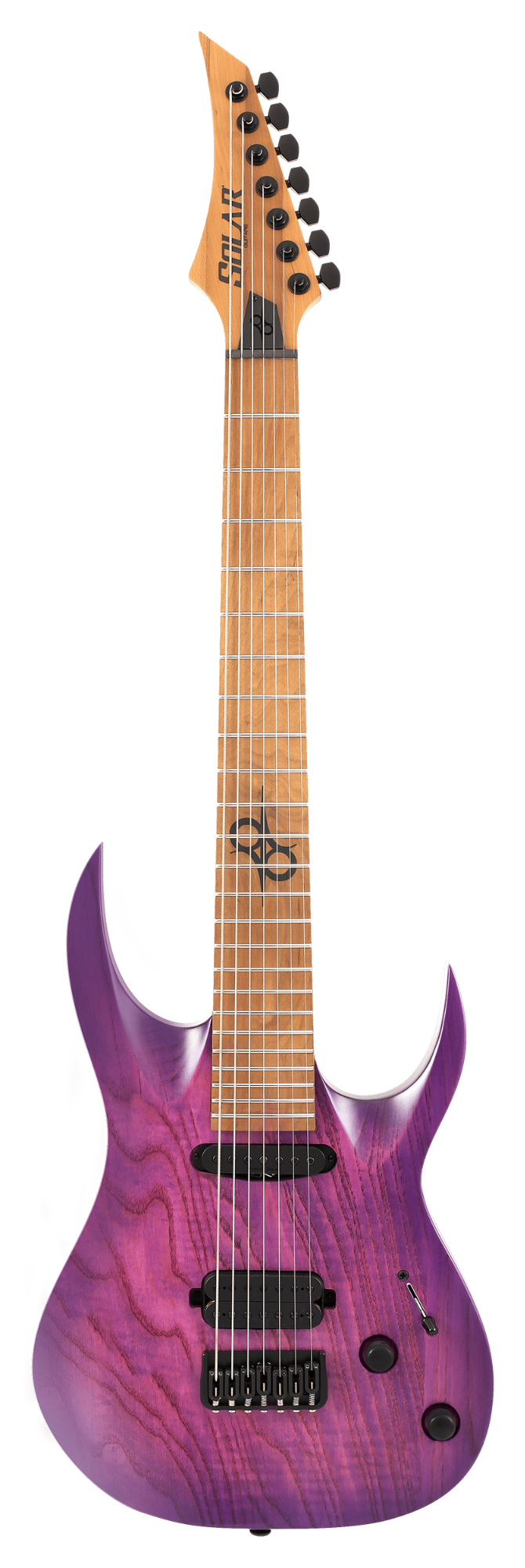 Solar AB1.7HTPB Electric Guitar - Trans Purple Burst Matte