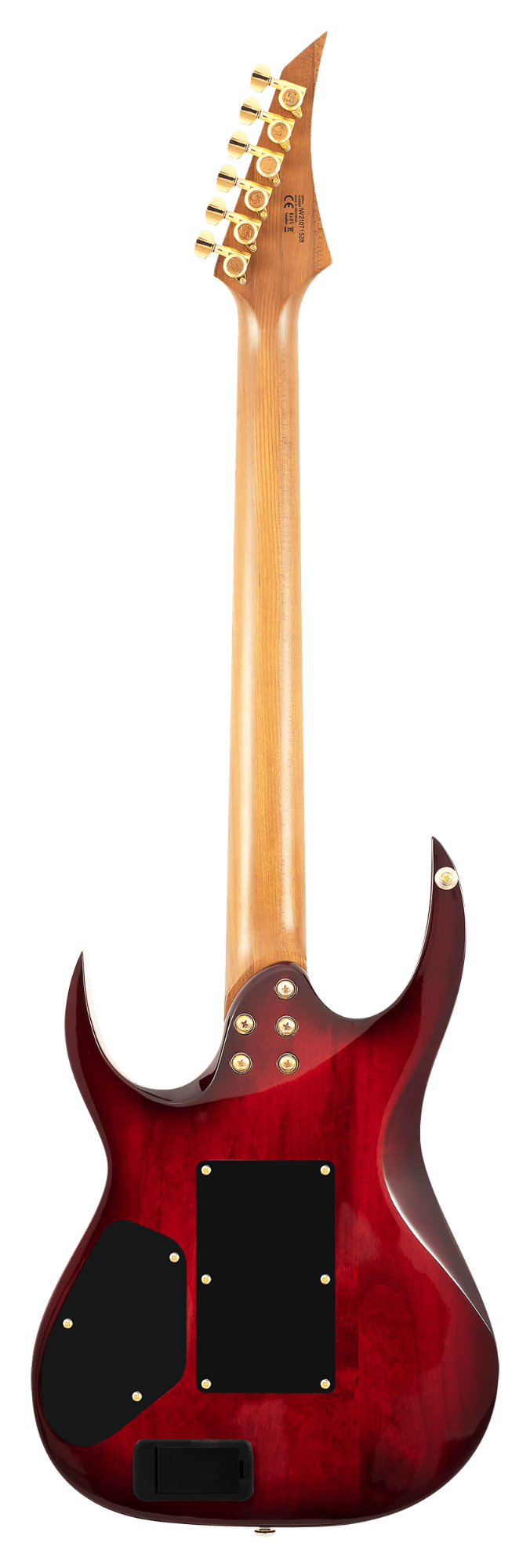 Solar AB1.6AFRQBR Electric Guitar - Quilted Blood Red Burst Gloss