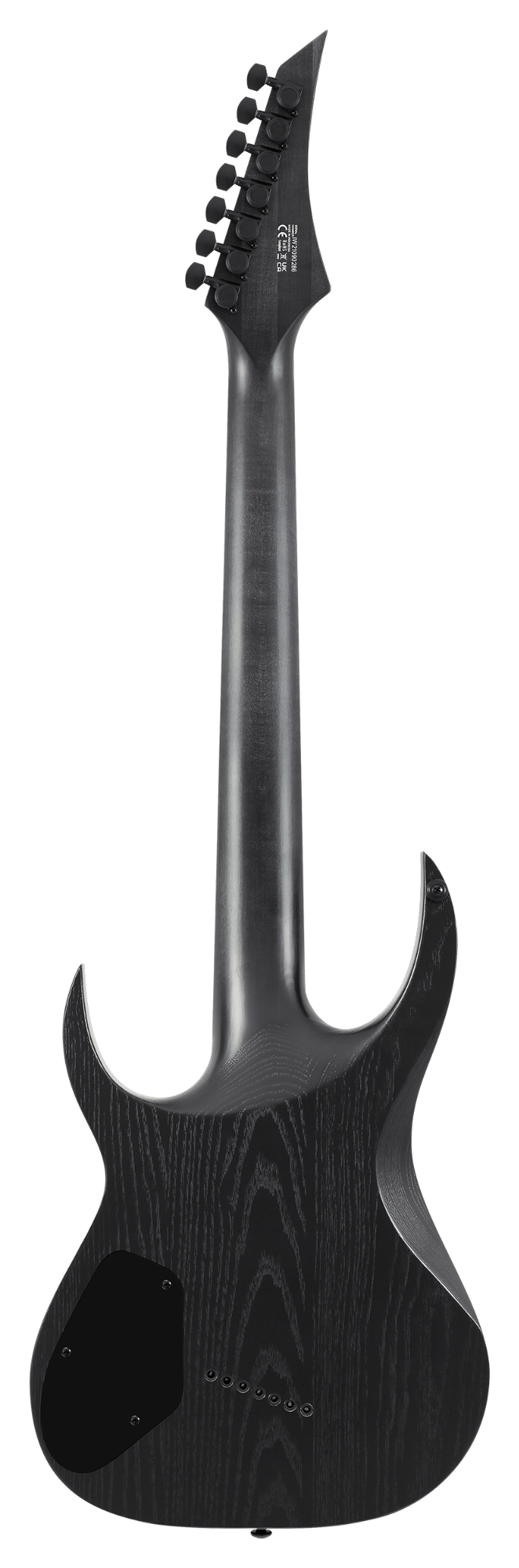 Solar A1.7BOP-FF 7-String Fan Fret Electric Guitar - Black Open Pore Matte