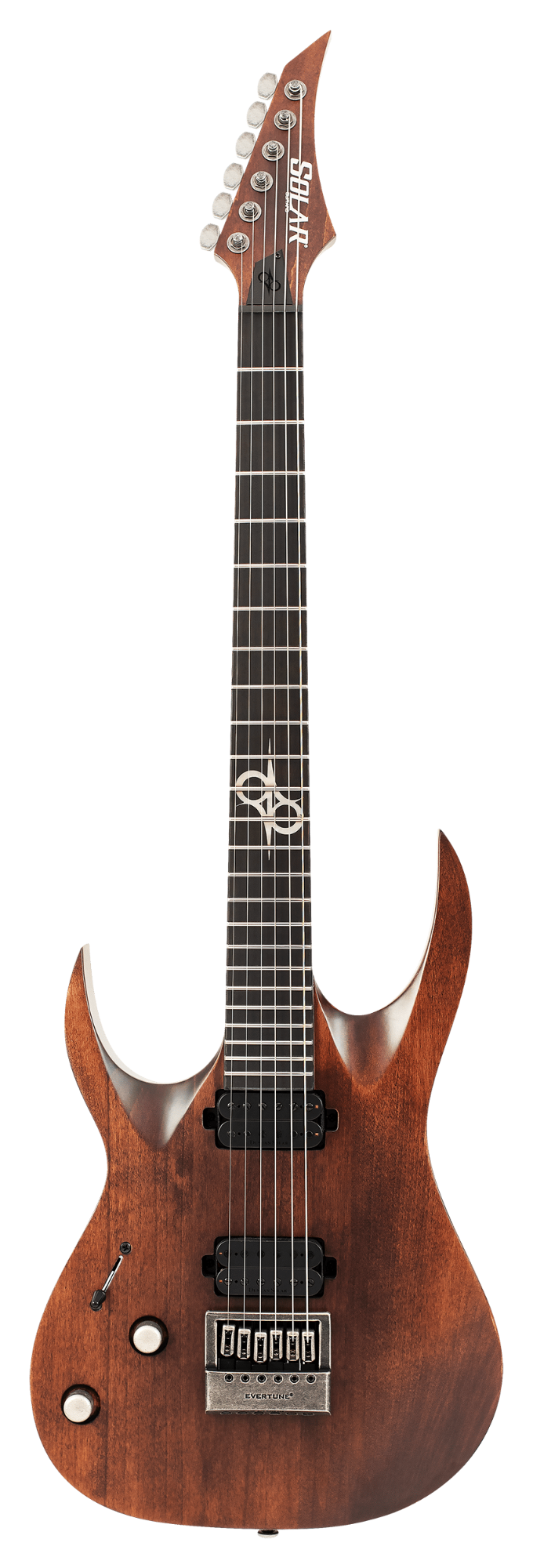Solar A1.6D LH+ Electric Guitar - Aged Natural Matte / Distressed - Left Handed