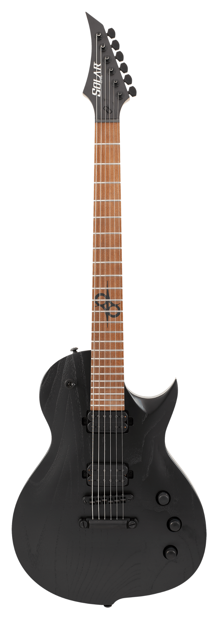 Solar GC2.6BOP+ Electric guitar - Black Open Pore Matte