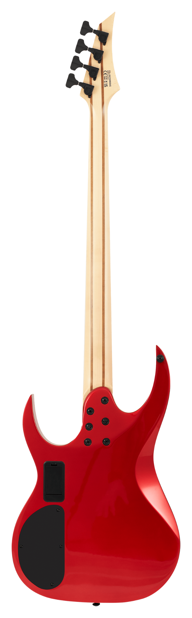 Solar AB2.4CAR 4-String Bass Guitar - Candy Apple Red