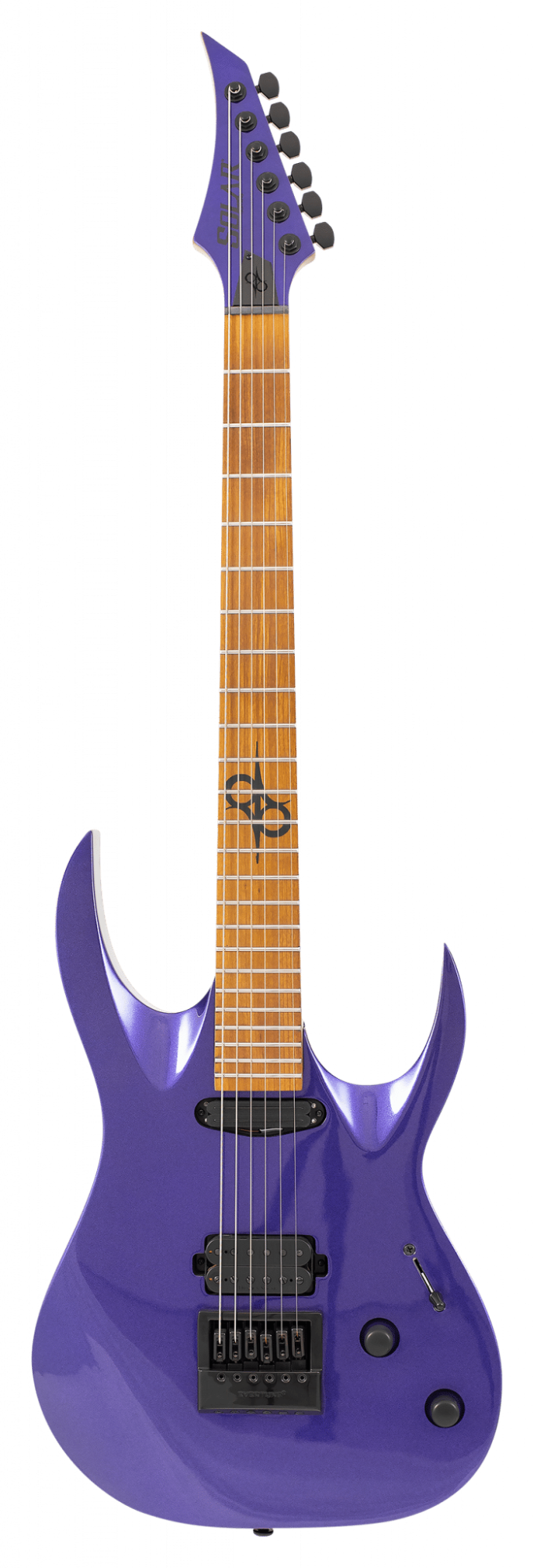 Solar AB1.6MP 6-String Electric Guitar - Metallic Purple Gloss