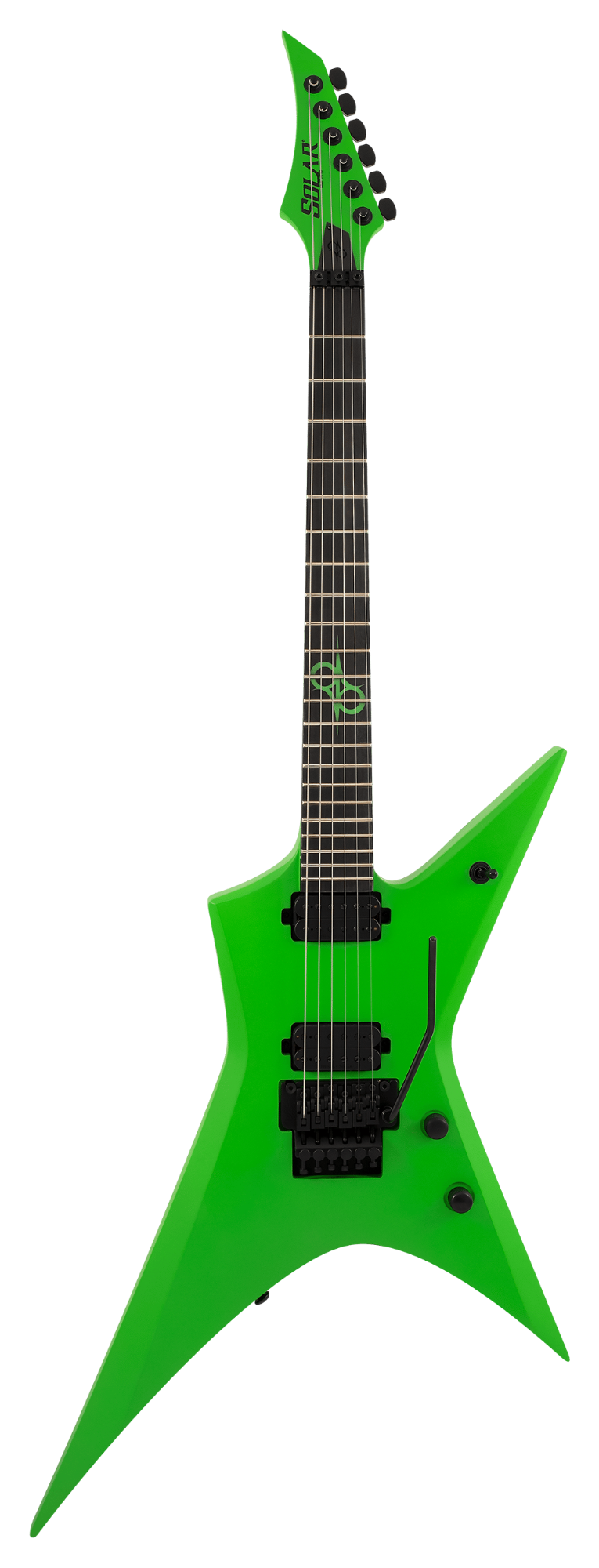 Solar X2.6FRGN+ Electric Guitar - Green Neon Matte