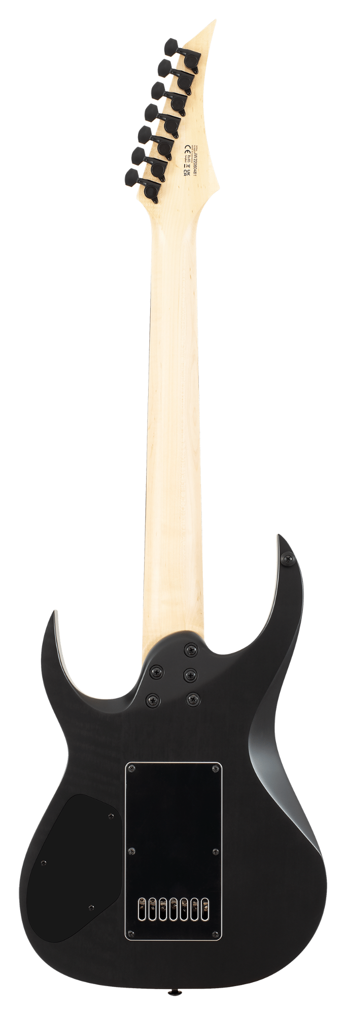 Solar AB2.7ET FBB 7-String Electric Guitar - Flame Black Burst Matte