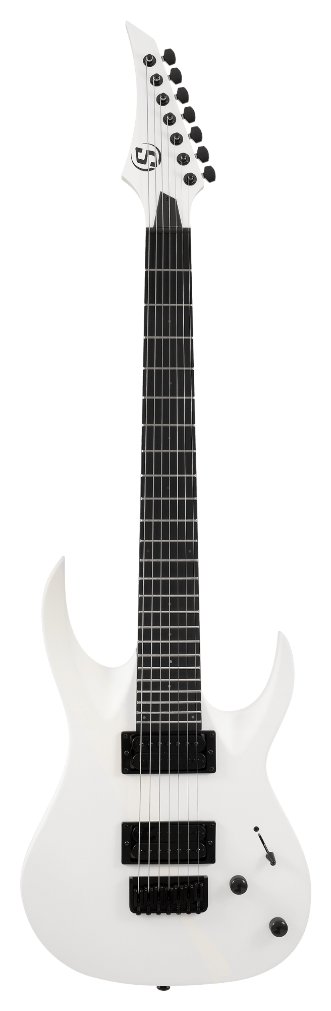S by Solar AB4.7W 7-String Electric Guitar - White Matte