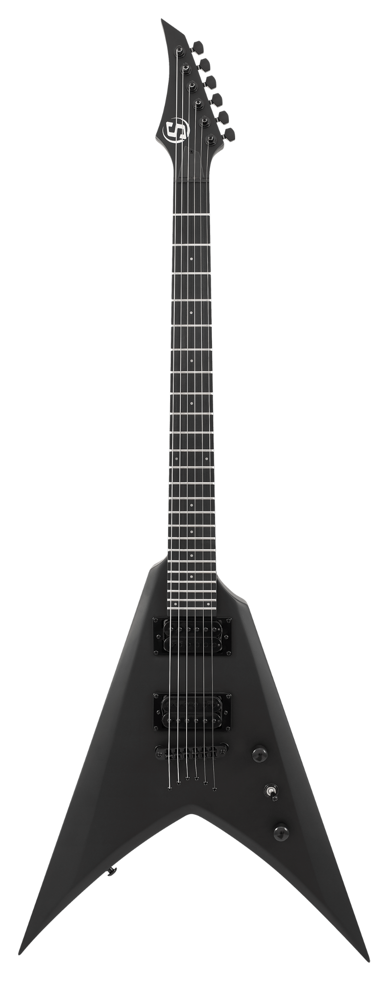 S by Solar VB4.6C Electric Guitar w/Gigbag - Carbon Black Matte