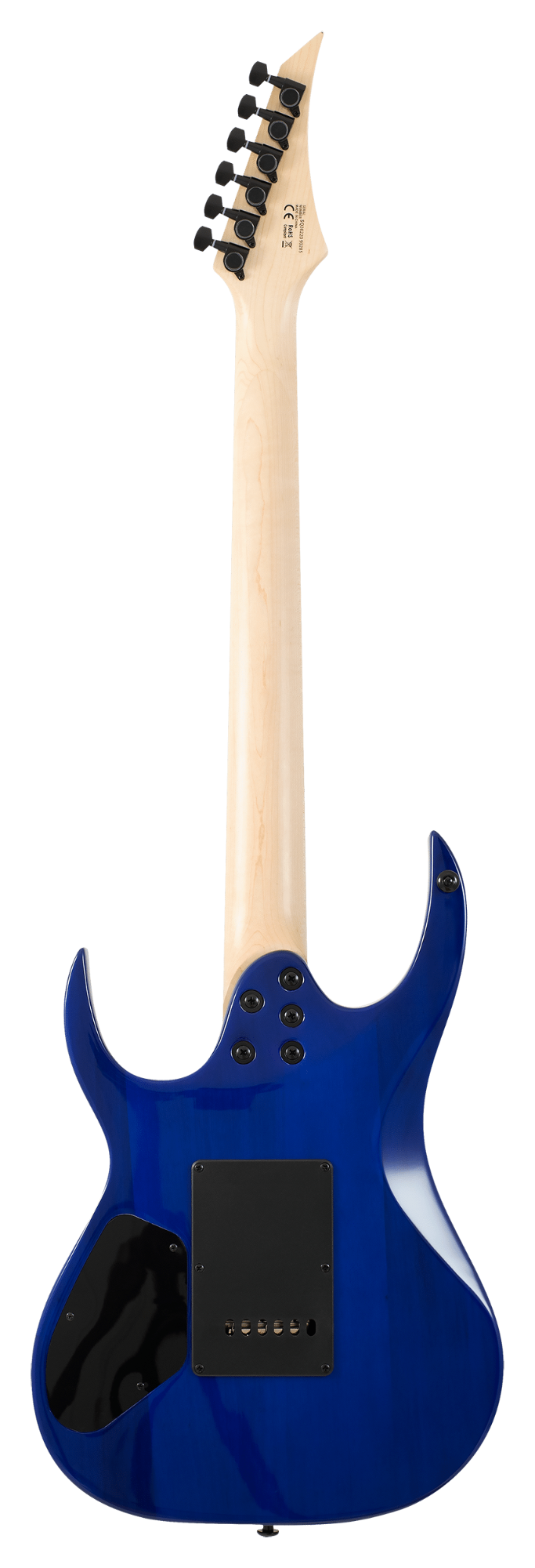 S by Solar SB4.6FRFBL Electric Guitar w/Floyd Rose - Flame Blue