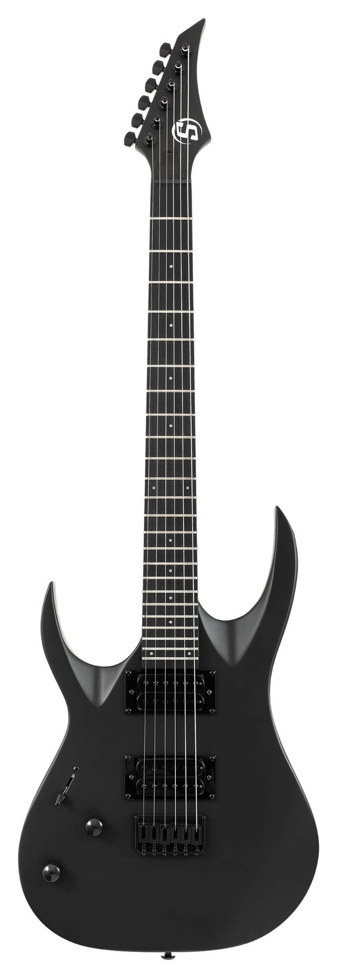S by Solar AB4.6C LH Electric Guitar - Carbon Black Matte - Left Handed