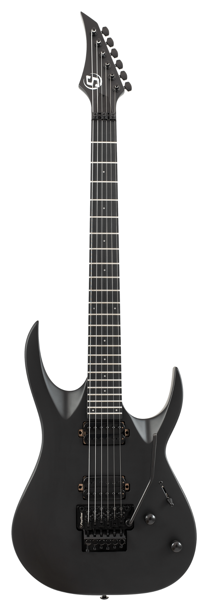 S by Solar AB4.6FRC Electric Guitar w/Floyd Rose - Carbon Black Matte