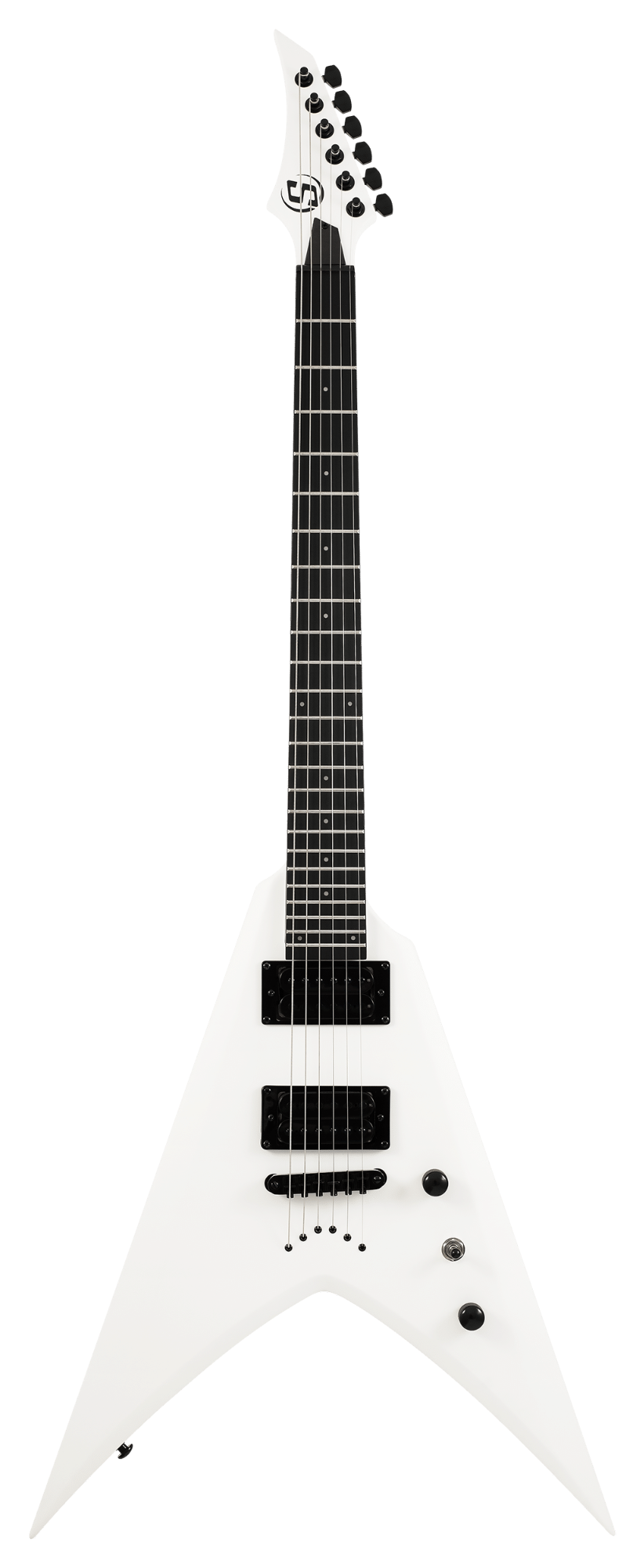 S by Solar VB4.6W Electric Guitar w/Gigbag - White Matte