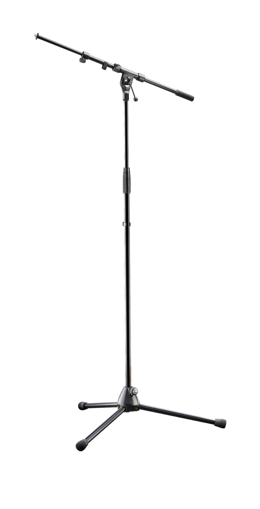 K&M 210/9B Telescopic Boom Microphone Stand - Black